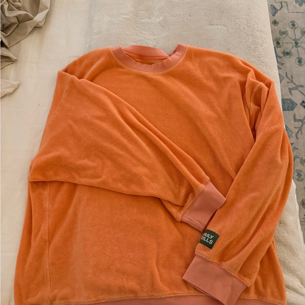 Daily Drills Orange Sweatshirt